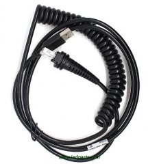 New 3M Coiled Usb Cable For Honeywell 1200g 1202g 1250g 1300g 1900g 1900h 1902 Barcode Scanner